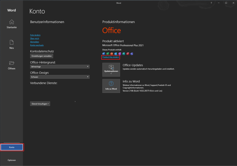 Office 2021/2024 Aktivierungsanleitung (Windows) Wissensdatenbank