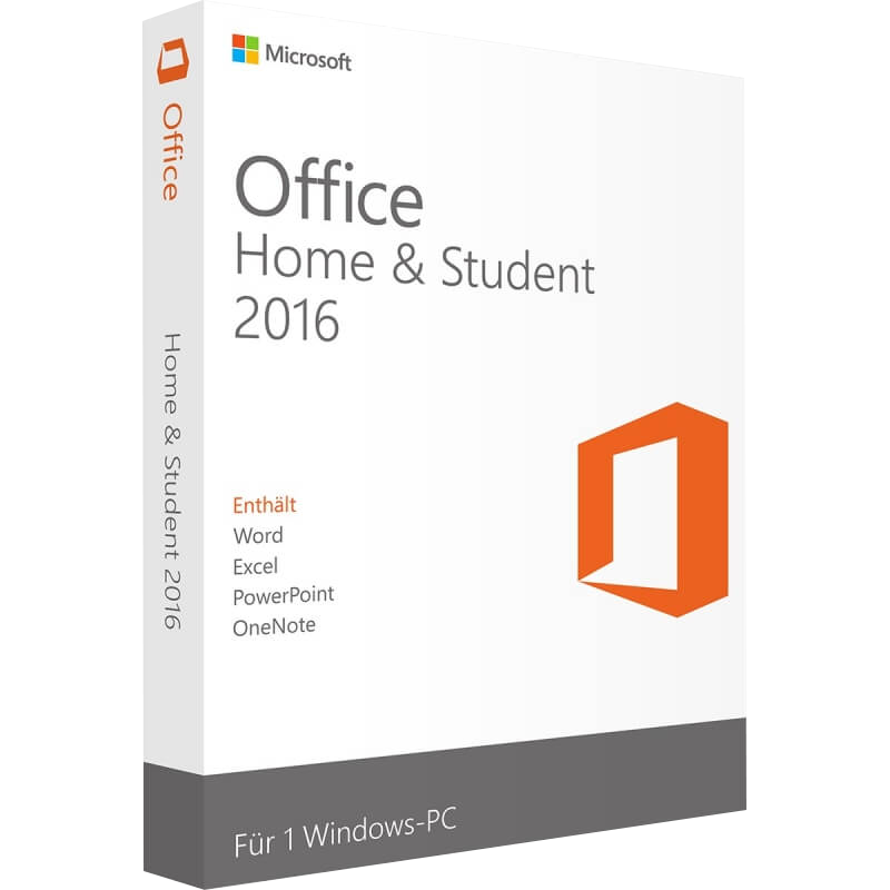 *Microsoft Office 2016 Home and Student*